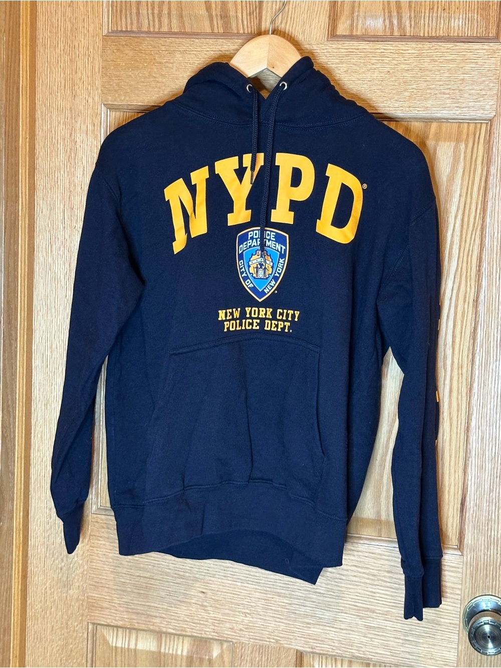 Official Licensed NYPD Hoodie | NYPD Apparel size large navy